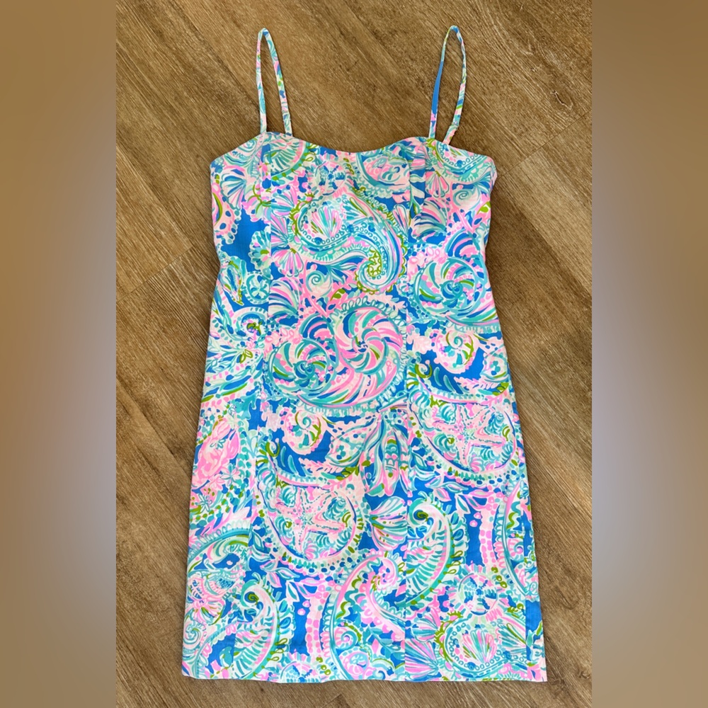 Lilly Pulitzer Shelli Stretch Dress in Multi Dream Team